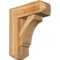Ekena Millwork Imperial Craftsman Rough Sawn Bracket w/ Offset Brace, Western Red Cedar, 8"W x 22"D x 26"H BKT0806X22X26IMP04RWR - alternate 1